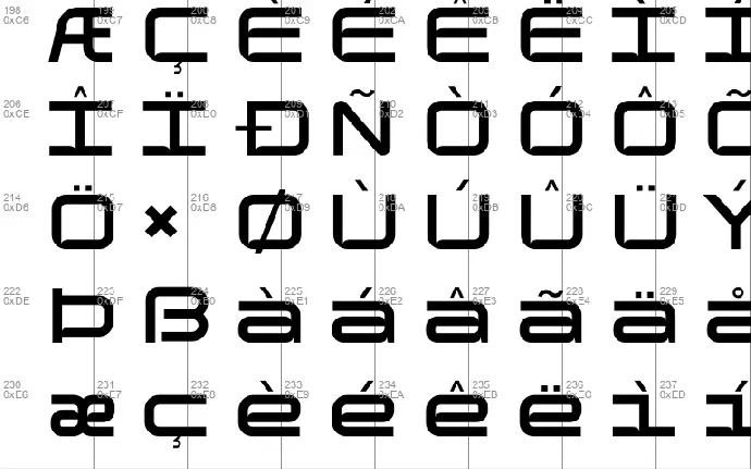 Enfonix font