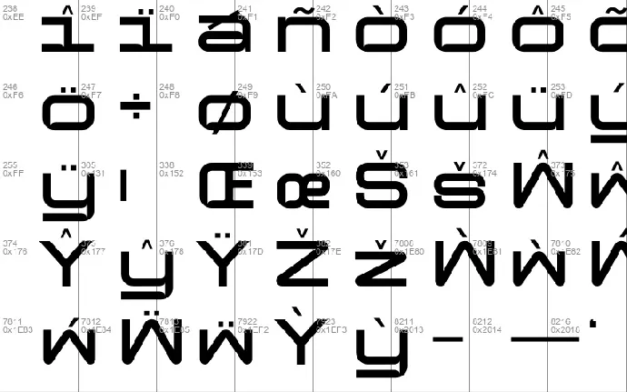 Enfonix font