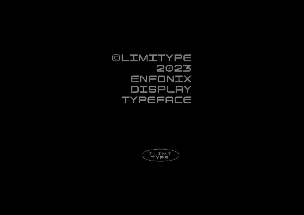 Enfonix font