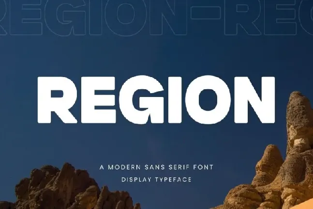 Region font