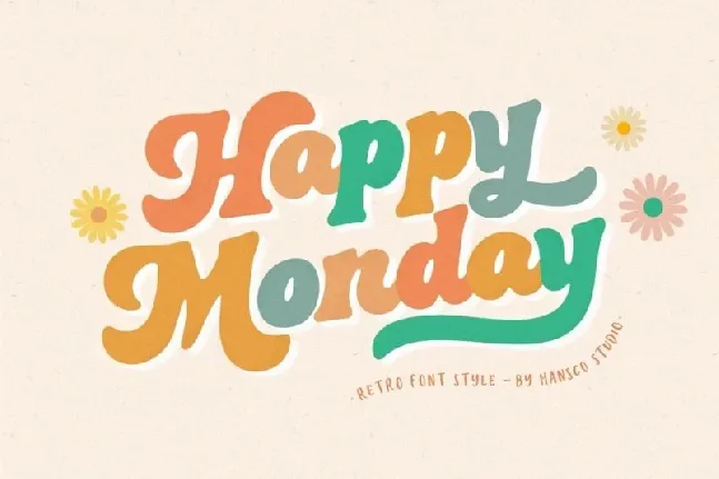 Happy Monday Typeface font