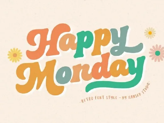 Happy Monday Typeface font