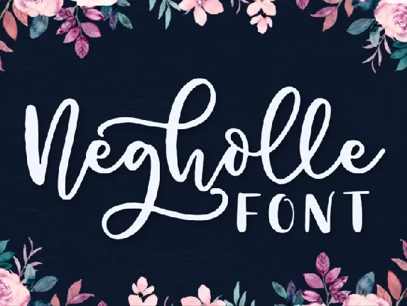 Negholle font