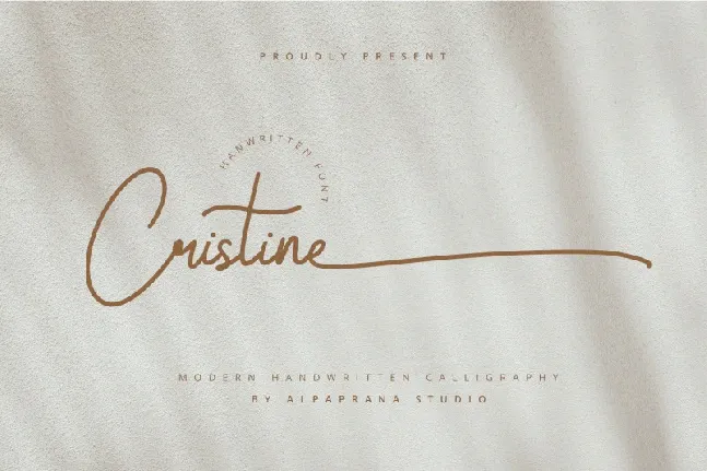 Cristine font