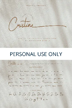 Cristine font