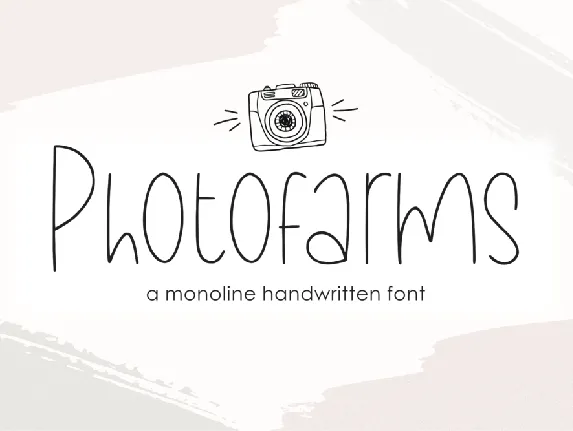 Photofarms font