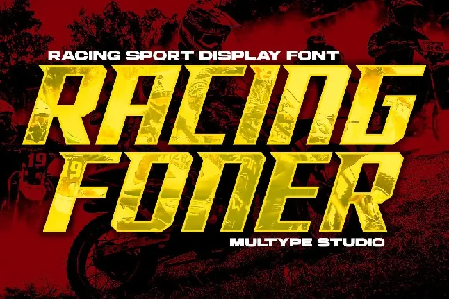 Racing Foner font