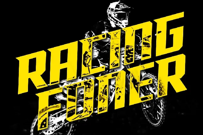 Racing Foner font