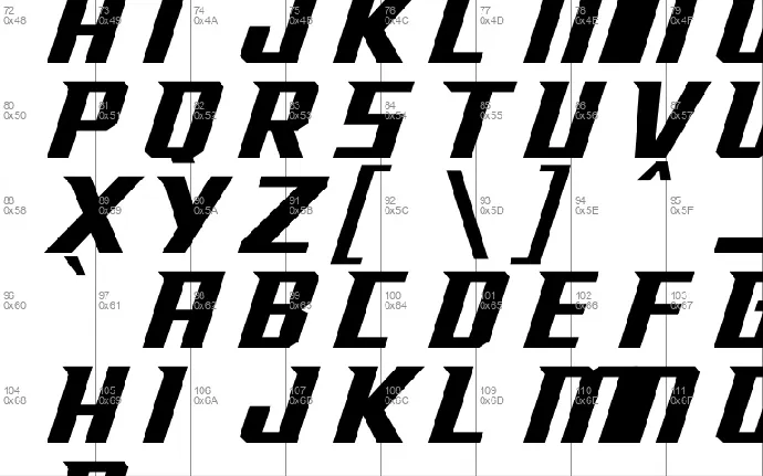 Racing Foner font