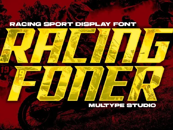 Racing Foner font