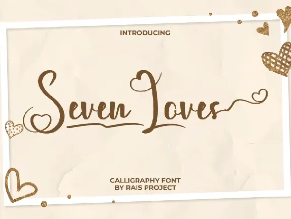 Seven Loves Demo font