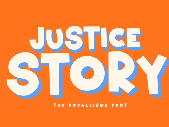 Justice Story font