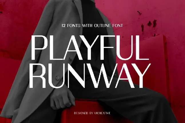 PLAYFUL RUNWAY font