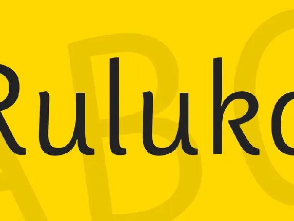 Ruluko font