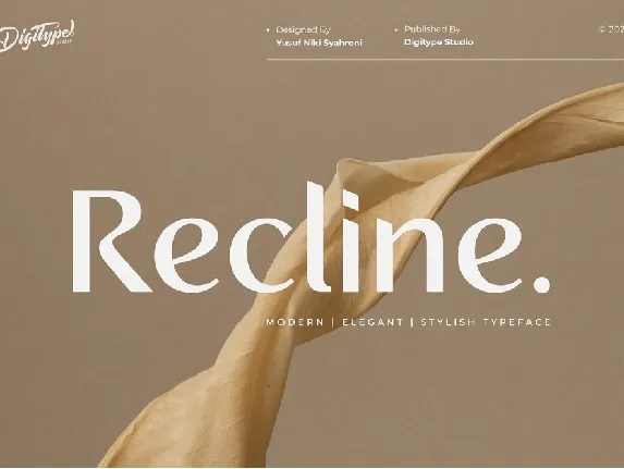 Recline font