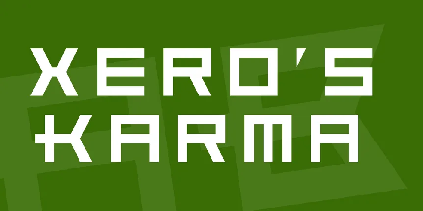 Xero's Karma font