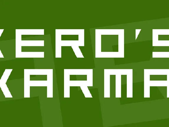 Xero's Karma font