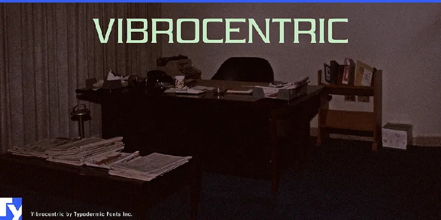 Vibrocentric font