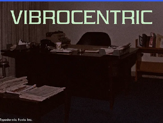 Vibrocentric font