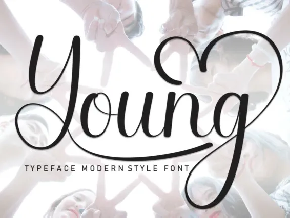 Young Script font