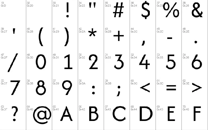 Afacad font