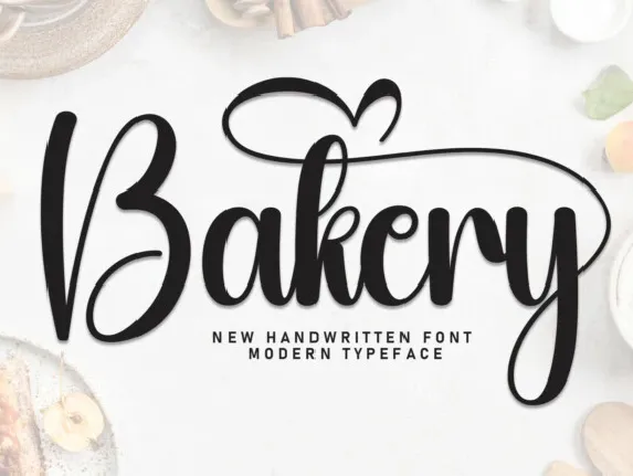 Bakery Script font