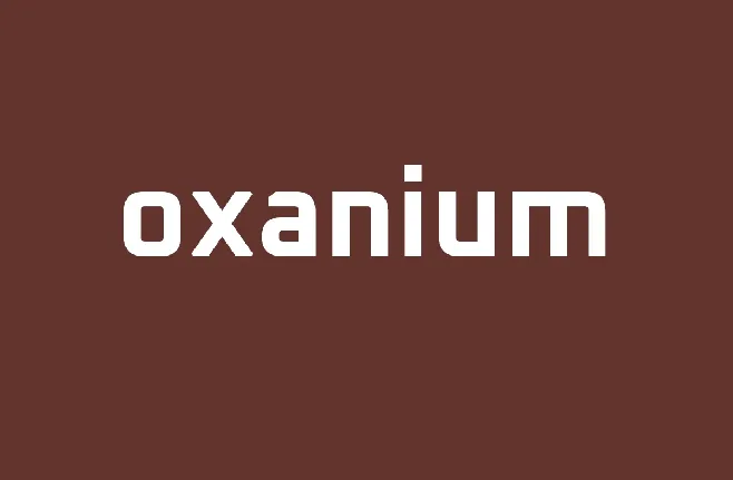 Oxanium font