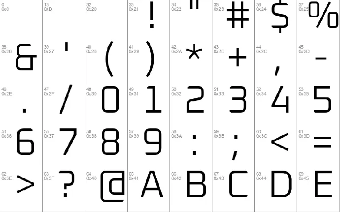 Oxanium font