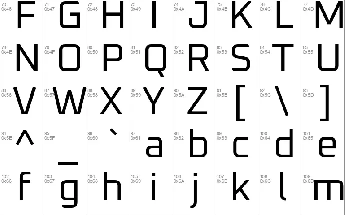 Oxanium font