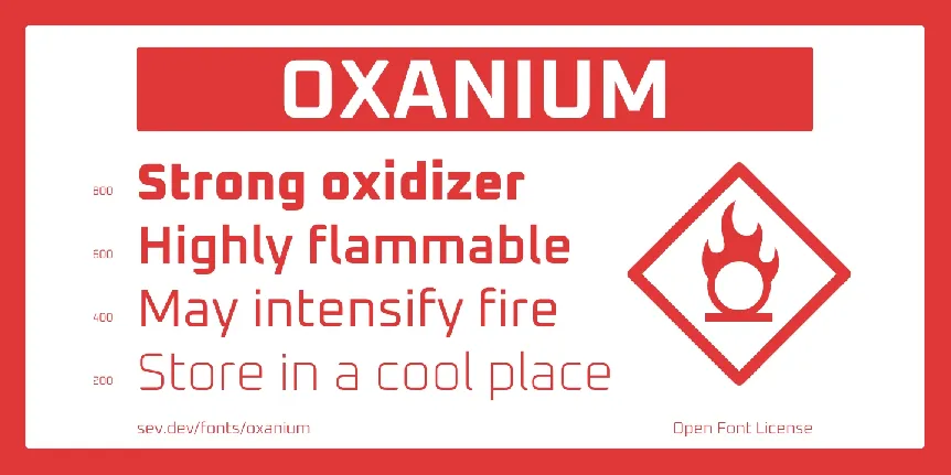 Oxanium font