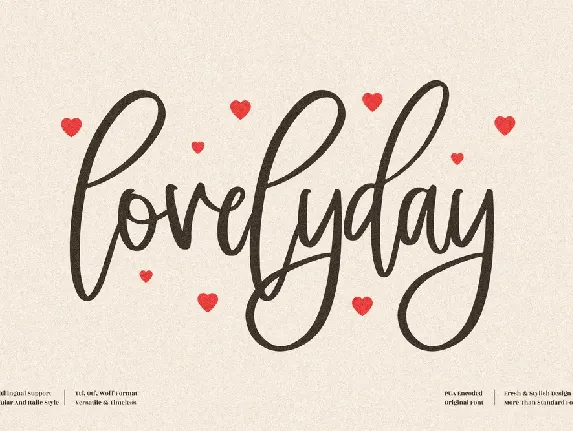 lovelyday font