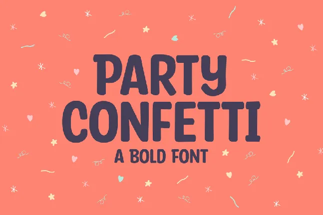 Party Confetti font