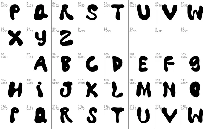 Goo font