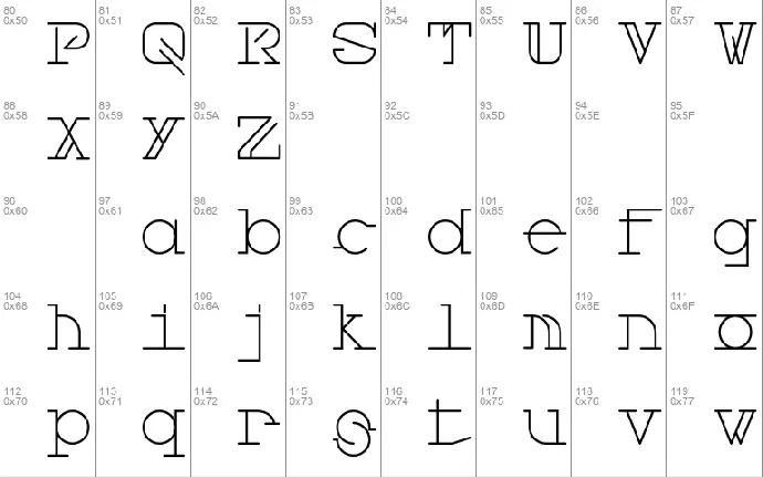 Courrrier font