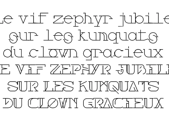 Courrrier font