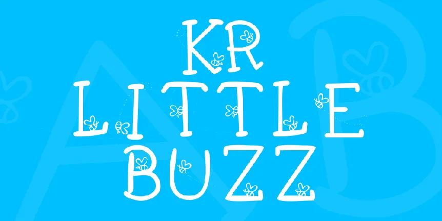 KR Little Buzz font