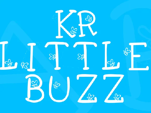 KR Little Buzz font