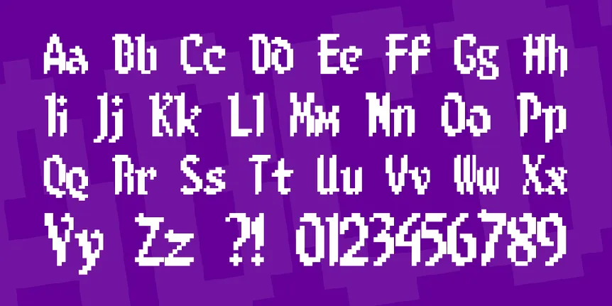 8-bit Limit font