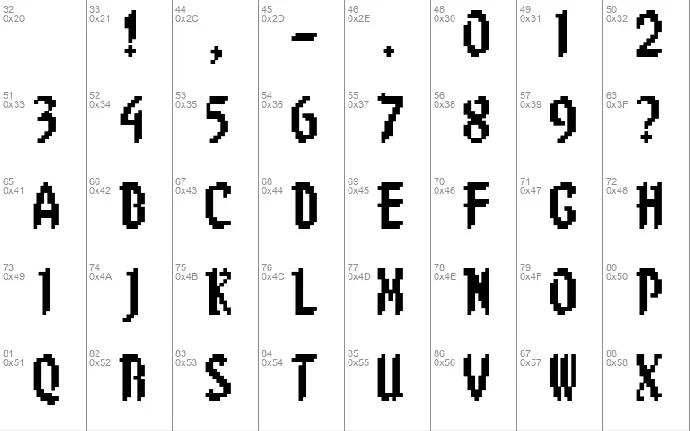 8-bit Limit font