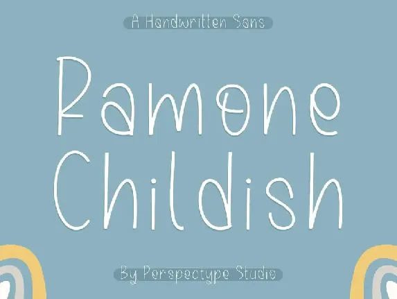 Ramone Childish font