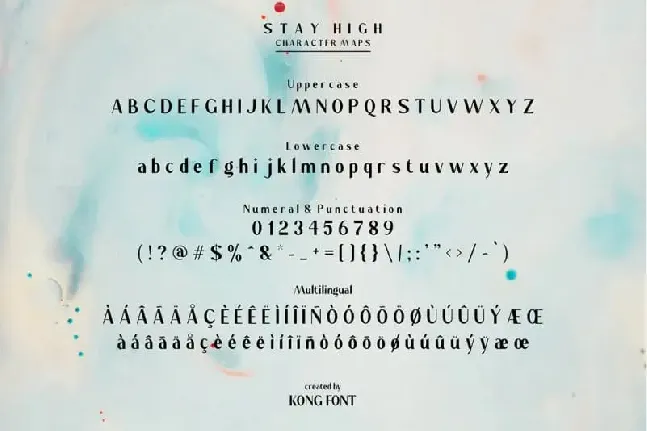 Stay High Sans Serif font