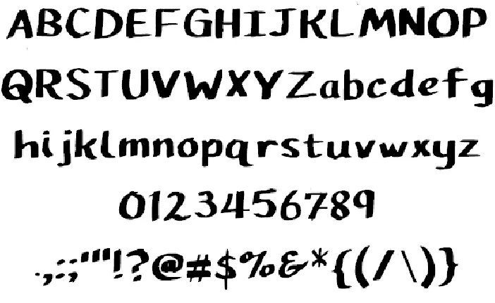 Pupil Caligraphic font