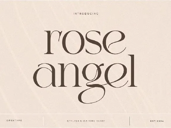 Rose Angel font