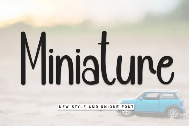 Miniature Display font