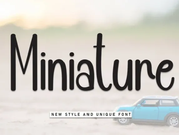 Miniature Display font