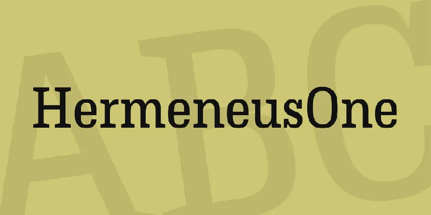 HermeneusOne font