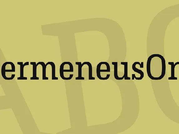 HermeneusOne font