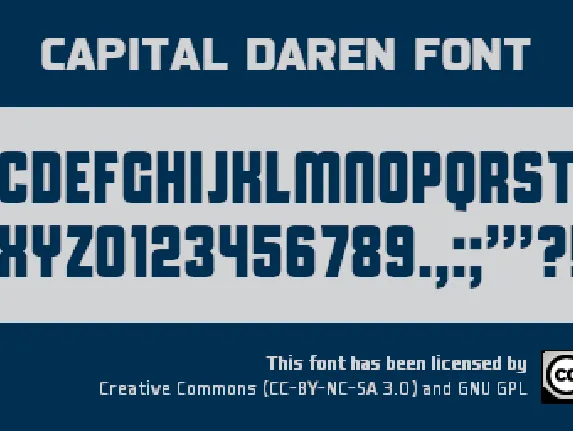 Capital Daren font