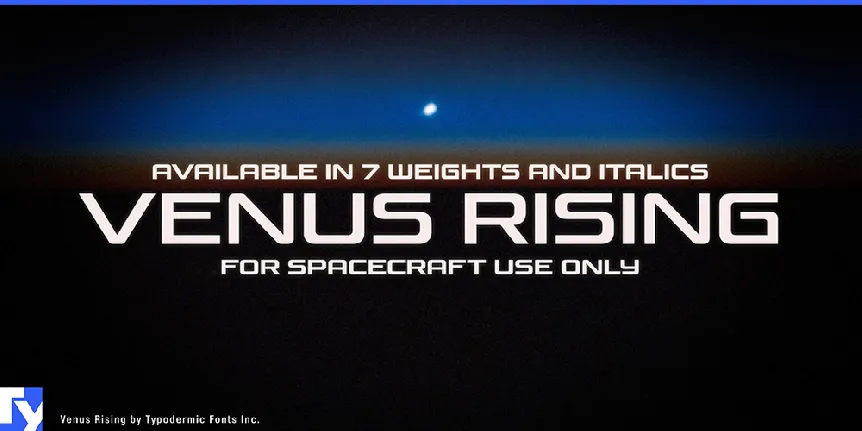 Venus Rising font