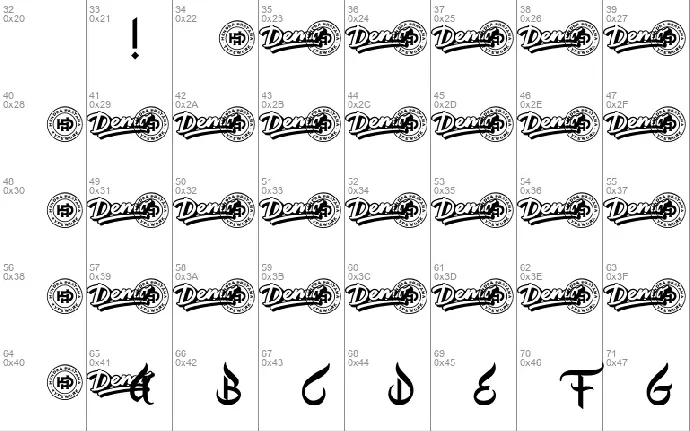 Sketsa Ramadhan font